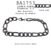 22Cm/8.8 Inch Stainless Steel Men Curb Chain Bracelet