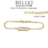 6 inch/ 15 CM 18K Gold-Filled Girls Bracelet