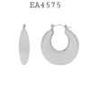 Chunky Round  Stainless Steel Hoop Earrings, 30mm