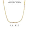 Marquise Cut Bezel Set Solitaire CZ Tennis Necklace In Plated Brass, 16"inch