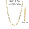 18K Gold-Filled Necklace In 24Inch/60cm