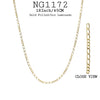 18K Gold-Filled  Cuban Necklace In 18Inch/45cm