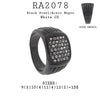 Men Stainless Steel Ring with CZ Black Rhodium Plating Statement Ring