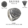 Men Oval PAVE Set CZ Stainless Steel Cubic Zirconia Statement Ring