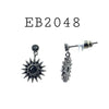 Cubic Zirconia Star Fashion Drop Brass Earrings