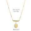 18K Gold-Filled Religious Necklace