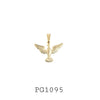 18K Gold-Filled Bird Pendant