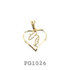 18K Gold-Filled Heart Pendant