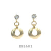 18K Gold-Filled Cubic Zirconia Drop Earrings