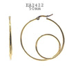 Big Stainless Steel Circle Hoop Earrings