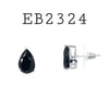 Cubic Zirconia Studs Brass Earrings