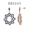 Cubic Zirconia Drop Brass Fashion Earrings