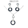 Stainless Steel Necklace & Earrings Set