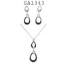 Stainless Steel Necklace & Earrings Set