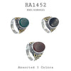 Stainless Steel Assorted Colors Men Ring