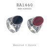 Stainless Steel Assorted Colors Men Ring
