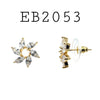 Fashion Studs Cubic Zirconia Earrings in Brass