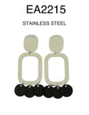 Stainless Steel Geometric Drop Earrings