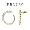 Cubic Zirconia Fashion Studs Brass Earrings