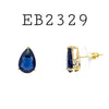 Cubic Zirconia Studs Brass Earrings