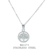 Stainless Steel Tree of Life Pendant Necklace
