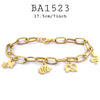 Gold Silver Stainless Steel Link Bracelet