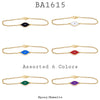 Gold Silver Stainless Steel Bracelet in Assorted Colors