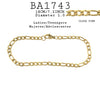 18cm/7.2 Inch Stainless Steel Chain Bracelet
