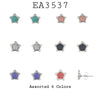 Small  Star Studs in  Stainless Steel  in Assorted Colors
