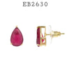Studs Cubic Zirconia Brass Earrings