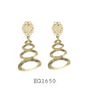 Weaved 18K Gold-Filled Dangle Earrings