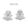 925 Sterling Silver Ghost Stud Earrings