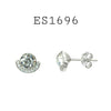 925 Sterling Silver CZ Stone Stud Earrings