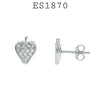925 Sterling Silver Mini Strawberry Stud Earrings