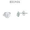 925 Sterling Silver Cubic Zirconia Stud Earrings