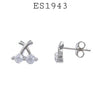 925 Sterling Silver CZ Cherry Stud Earrings