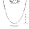 Stainless Steel Curb Women Chain Necklace, 18"