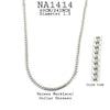 Stainless Steel Silver Snake Chain Necklace, 18" inch, Diameter 1.2