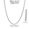 Stainless Steel Silver Box Chain Necklace, 24" inch, Diameter 3