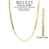 18K Gold-Filled 18Inch/45cm Half Byzantine, Half Link  Necklace