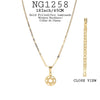 18K Gold-Filled 18Inch/45cm Religious Magen David Pendant Link Necklace