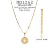 18K Gold-Filled 18Inch/45cm Religious Cross Medallion Pendant  Necklace