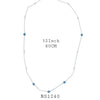 925 Sterling Silver Station Necklace