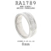 Roman Letters Numerals Stainless Steel Men Band  Ring