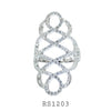 925 Sterling Silver CZ Fashion Ring